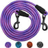MayPaw 8FT/10FT Heavy Duty Dog Tie Out/Check Cord, Nylon Rope Training Leash for Small Medium Large Dogs