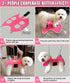 Dog Grooming Hammock - 2024 New Barbie Pink Hanging Harness for Nail Clipping/Trimming, Thick Fabric Neck Support