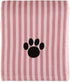 Bone Dry X-Large Pet Grooming Microfiber Towel, Striped Collection, 41x23.5", Rose