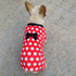 CuteBone Dog Christmas Pajamas, Small Dogs Soft Pjs Coat, Comfy Pet Clothes Outfit Doggie Bodysuit P65L