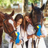 Hungdao 2 Pcs Horse Toys - 11 Inches Latex Rubber Chicken Dog Toy for Separation Anxiety (Blue)