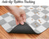 Ralxion Checkered Dog Feeding Mat: Absorbent Pet Placemat for Food and Water Bowls, Retro Modern Aesthetic, 12" X19”