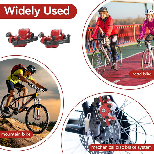 MTB Disc Brake Set, 1 Set Disc Brake Kit for Mountain Bike, Road Bike, BMX