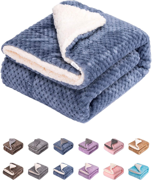 DW Plush Fleece Receiving Blanket for Dog, Cat, and Pet - Warm