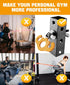 HOOJAKU Power Rack Attachments, Hooks for Squat Rack, Resistance Band Heavy Duty, Versatile Gym Equipment Attachments