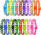 18 Pcs Adjustable Puppy Collars for Litter, Soft Nylon Whelping ID Collars with Safety Quick Release Buckle for Small
