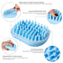 Pet Bath Massage Brush, Grooming Comb with Soft Silicone Bristles for Dogs & Cats with Short or Long Hair