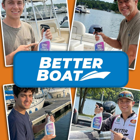 22oz Sailboats, Fiberglass Boat Hull Cleaner, Gel Marine-Grade Stain Remover & Restorer, Deck Cleaner for Boats