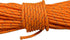 Ultra Light Dyneema Reflective Orange Rope 1/16 Inch Diameter | 440lbs Breaking Strain | 105 Feet for Sailing