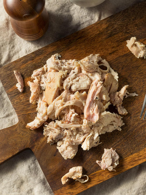 6oz 1.8 lbs. 25-year Backpackers,Campers,Survivalist Cooked Freeze Dried Pulled Boneless Skinless Chicken Breast |