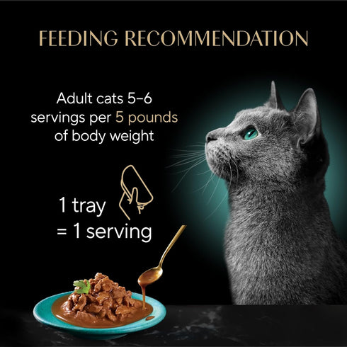 2.6 oz. Twin-Pack (24 Count, 48 Sheba Gravy Indulgence Adult Wet Cat Food, Wet Food for Cats Beef Entree in Extra