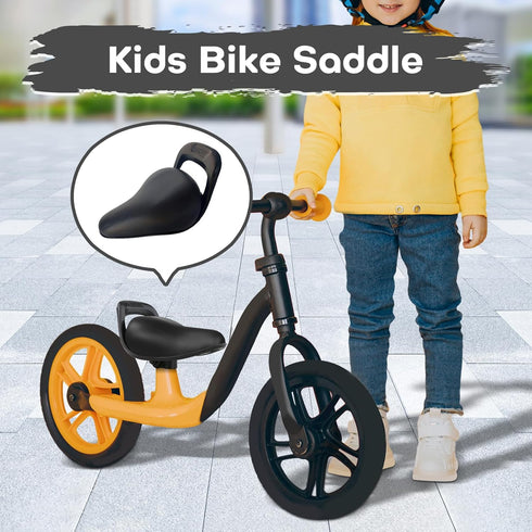 Kids Universal Bike Saddle, Black Children Seat Cycling Accessories Replacement