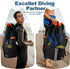 XL Mesh Backpack for Scuba Diving, Snorkeling Gear & Equipment, Holds Mask, Fins, Snorkel
