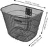 IMIKEYA Metal Wire Bike Basket Front Cargo Large Capacity Metal Storage Basket for Vegetable and Daily Use Outdoor