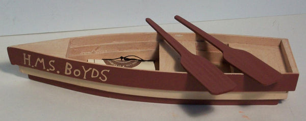 Boyd's H.M.S. Boyds Handcrafted Wooden Row Boat