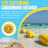 4/8pcs Swimming Rope Floats Marine Buoy Float, Crab Trap Floats Deep Water Fishing Marker Buoys Oval Water Float Ski
