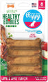 Nylabone Healthy Edibles Natural Puppy Chews, Long Lasting Lamb & Apple Flavor, X-Small/Petite, 8 Count