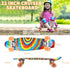 Skateboards, 22" Complete Mini Cruiser for Kids with Colorful Flashing Wheels, Perfect Gift