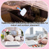 19 Set Pcs Rabbit Starter Kit Small Bunny Litter Box Animal Grooming Kit Water Bottle Bunny Toys Hay Feeder Bowl
