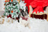 Unique Style Paws Christmas Dog Collar Bow Tie, Adjustable Collars for Small Medium Large Dogs