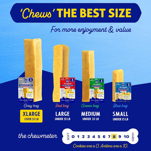 Himalayan Dog Chew Original Yak Cheese Chew, Chicken, 1 X-Large Stick, 5.3 oz, Gluten Free