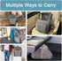 Backpack Backpack (4-Grey) Jespet Pet Carrier for Small Dog, Puppy, Soft Carrier Ideal for Traveling, Hiking, Walking