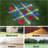 Outdoor Games Giant Tic Tac Toe - Yard Lawn Toss Games with Light, Glow in Dark Backyard Games for Family Fun