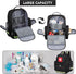 Gatycallaty First Aid Backpack — Medical EMT First Responder Bag for Hiking, Trauma, and Camping (Black, Large)