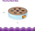 Interactive Cat Puzzle Toy with Scratchable Corrugate - Engages Your Cat's Hunting Instincts