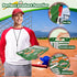 Magnetic Baseball Lineup Board with 40 Sheets Lineup Cards for Coaches, Dugout Accessories