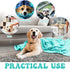 8 Pcs Dog Towels, Pet Bath Drying Towels, 55 x 28 Inches, Large Absorbent Microfiber Quick Drying for Cats and Puppies