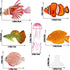 Weewooday 7 Pieces Artificial Glowing Fish, Colorful Floating Jellyfish Aquarium Decor