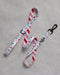 Ruffhaus NYC Peppermint Bark Christmas Print Dog Leash 1 Inch by 59 Inches, Durable Polyester Webbing, Comfortable