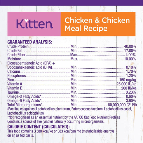 Wellness Complete Health Natural Dry Kitten Food with Wholesome Grains, Made in USA with Real Meat (Kitten, Chicken