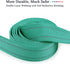 VIVAGLORY Dailyx Dog Leash, Puppy Leash for Training & Walking, Heavy Duty Double Layer Nylon, 6ft x 1in, Green