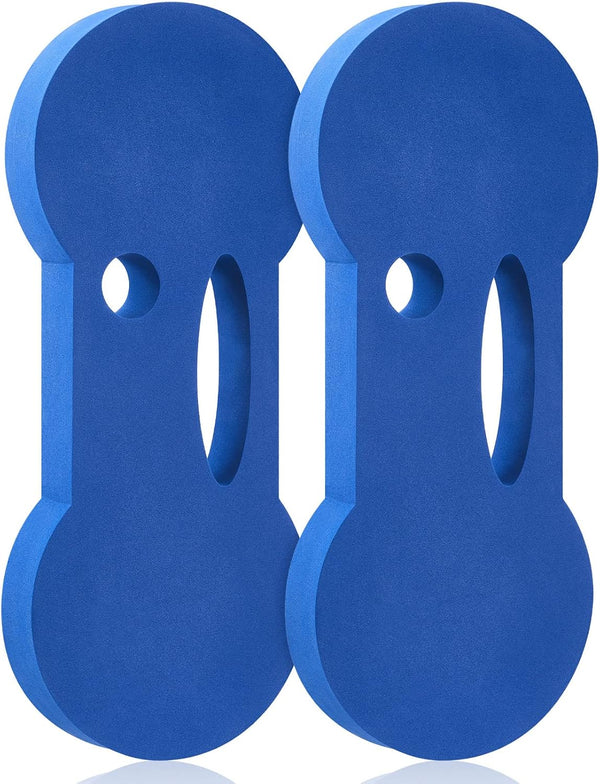 Lewtemi 2 Packs Water Exercise Discs, Hand Held Water Weight Equipment for Adults, Pool Aerobics Resistance Training