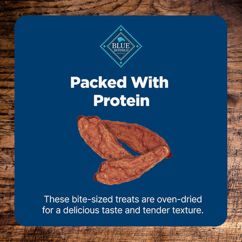Blue Buffalo Nudges Jerky Bites Dog Treats, Chicken, 5 oz Bag, Made in the USA with Natural Ingredients