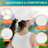 SUN CUBE Women Wide Brim Sun Hat for Outdoor UV Protection, Convertible Zip-Off Beach Hat Ponytail Visor