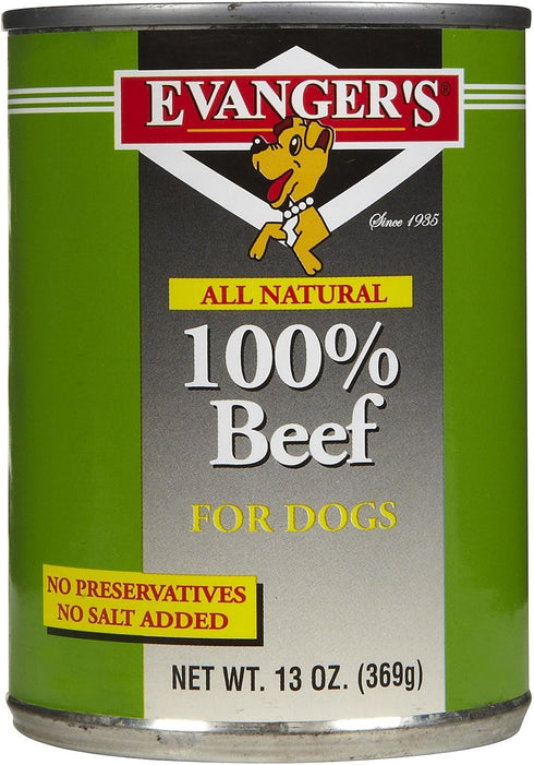 Evanger's Heritage Classic Beef Dog Food 12 Count, 13 oz Each Grain