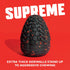 3.2" 2.5" Chew King Supreme Durable Rubber Dog Toy for Aggressive Chewers, Treat-Dispensing Heavy-Duty Chew Toy