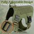 rabbitgoo Tactical Dog Harness for Large Dogs, Heavy Duty No-Pull Vest with Handle, Adjustable Military Harness for