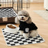 2 Pack Black Checkered Washable Pee Pads for Dogs, Checkered Reusable Dog Pee Pads, for Puppy Playpen, Crate, Whelping