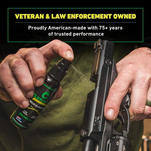 2 oz Clenzoil Field & Range Fine Mist Sprayer - CLP Gun Lubricant - Premium Firearm Maintenance - Rust Preventative