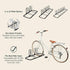 Retrospec Stash Rack, 2, 4 & 5 Bike Floor Stand Bicycle Storage Organizer for Mountain & Road Bikes