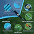 VILLEY Portable Camping Tarps for Tents - Waterproof Hammock Rain Fly, Easy Set Up Canopy for Outdoor Activities