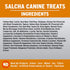 Annamaet Salcha Grain-Free Dog Treats, Poulet Formula with Chicken & Duck, 7-oz Bag
