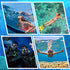 Preboun 4 Pcs Snorkeling Goggles for Adults, Anti Fog Dive Mask Snorkeling Gear with Nose Cover