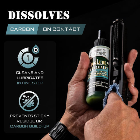 (1oz) FrogLube Extreme Gun Lube - Metal Bonding Gun Lubricant - Prevents Carbon & Fouling - Gun Oil Lubricating Formula