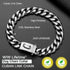Dog Chain Collar Walking Metal Collar with Secure Buckle, Cuban Link, 19MM Heavy Duty for Medium Large Dogs