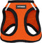 Best Pet Supplies All Weather Mesh Reflective No Pull Harness for Small Medium Dogs, Cats - Orange/Black Trim